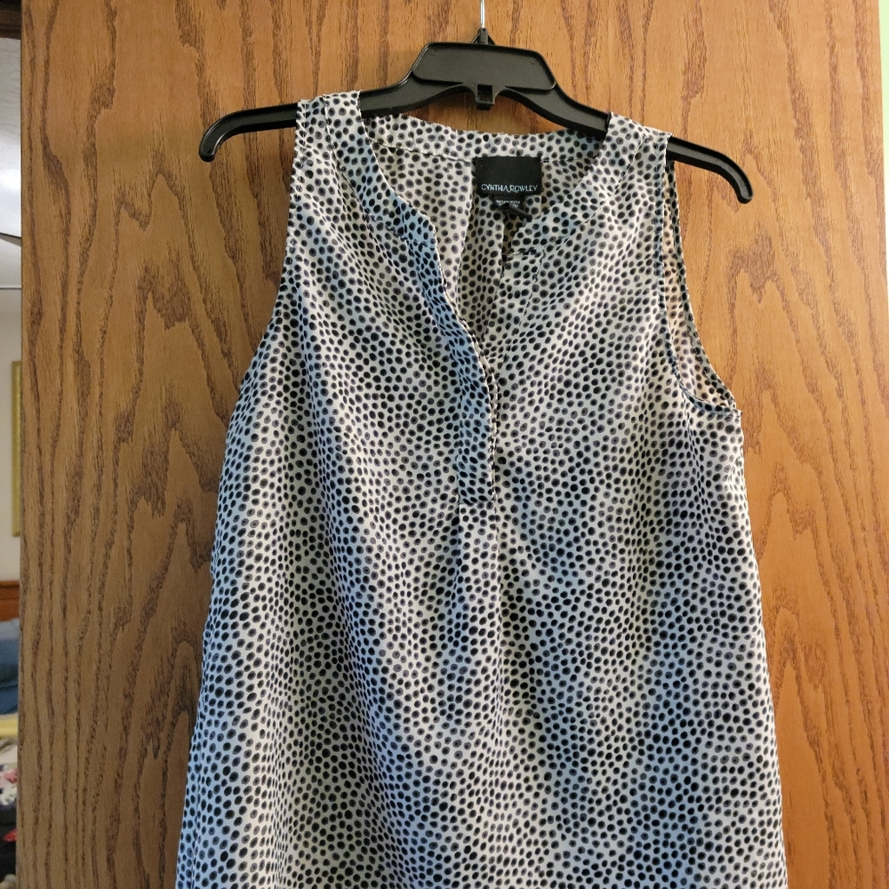 Cynthia Rowley, women's sleeveless top, L, excellent condition